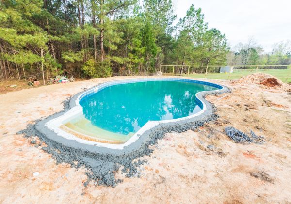 Pool Landscape Leveling in Merrillville