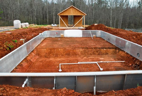 Pool Site Grading in Merrillville