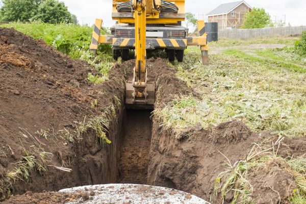 Drainage Trench Installation in Merrillville