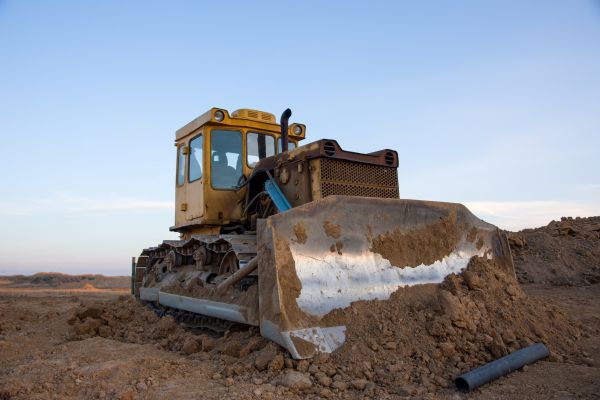 Bulldozer Land Grading in Merrillville