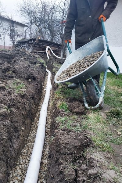 Drain Trenching in Merrillville