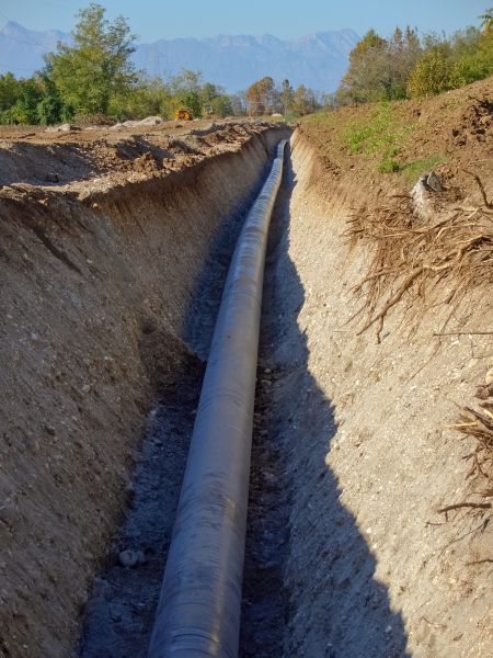 Gas Pipe Trenching in Merrillville
