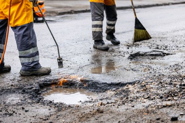 Gravel Pothole Repair in Merrillville