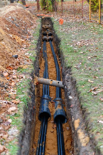 Electrical Line Excavation in Merrillville